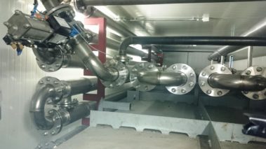 Installation pour l’hygiénisation en procédure d’échange thermique