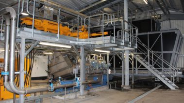 Installation d’hygiénisation de tuyauterie en procédure de traversée de BIOG