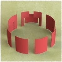 Wandverkleidung Set Stahl